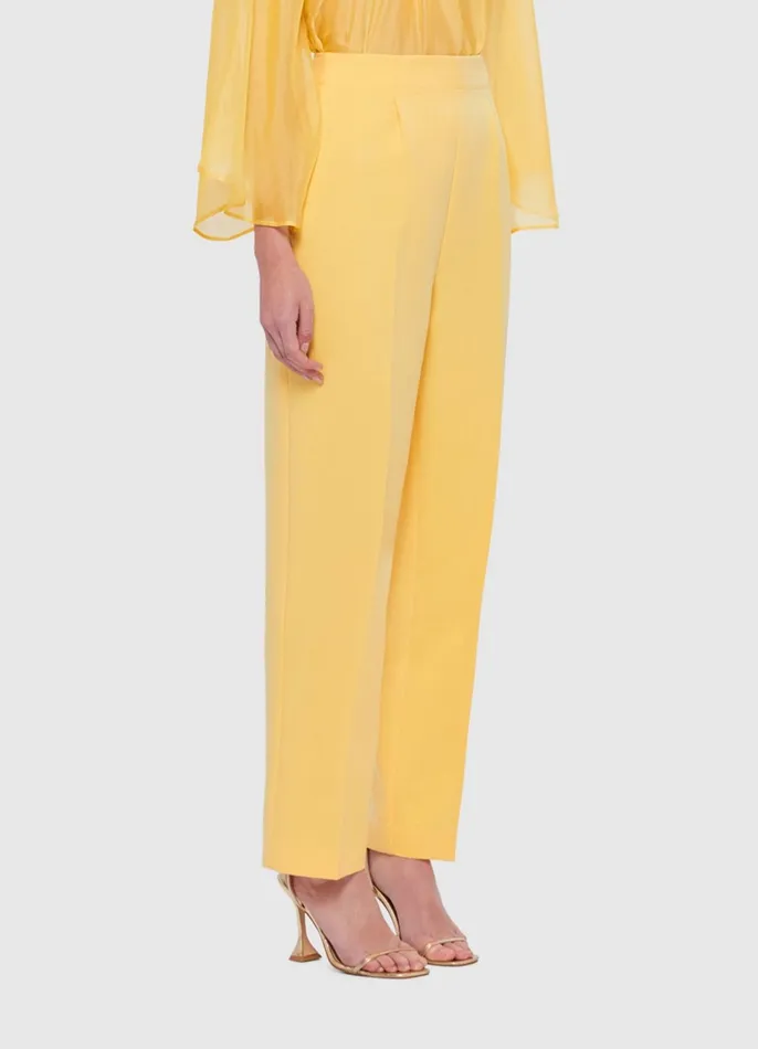 Two Piece Sets Women LEO LIN Harriet Straight Leg Pants 8211 Canary