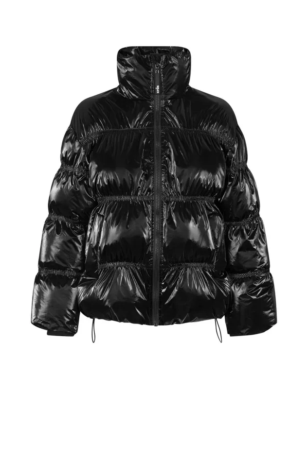 Valeria Puffer 8211 Black Women Cras Jackets