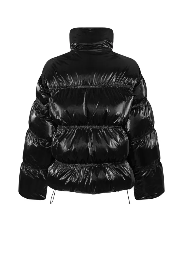 Valeria Puffer 8211 Black Women Cras Jackets