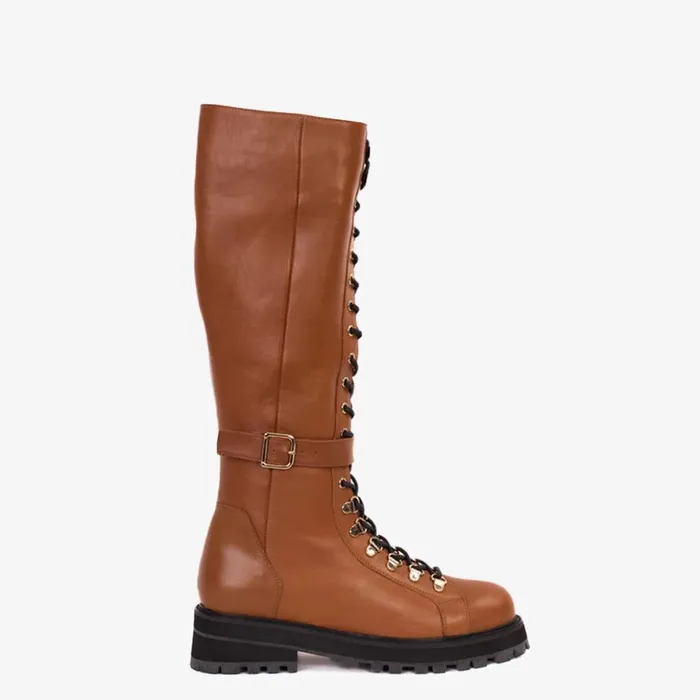 Vinci Leather Boots and Booties The Istinye Tan Leather Knee High LaceUp Boot Limited Edition 8211 Women Vinci Leather Boots and Booties The Istinye Tan Leather Knee High LaceUp Boot Limited Edition 8211 Women