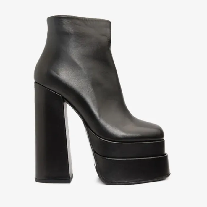 Vinci Leather Boots and Booties The Latino Black Leather High Heel Boot 8211 Women Vinci Leather Boots and Booties The Latino Black Leather High Heel Boot 8211 Women