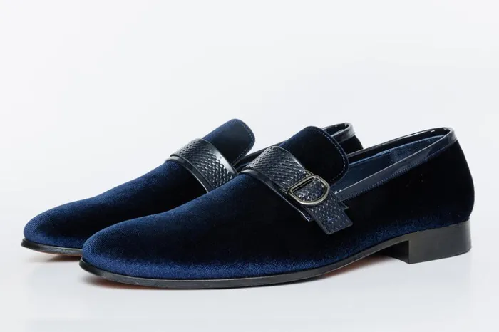 Vinci Leather Dress Shoes The Casaletti Navy Blue Bit Loafer Shoe 8211 Men