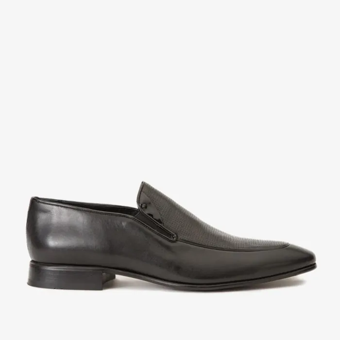 Vinci Leather Dress Shoes The Migues Black Leather Loafer Shoe 8211 Men