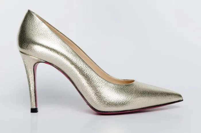 Vinci Leather Heels The Ege Gold Leather Pump Fuchsia Sole Shoe 8211 Women