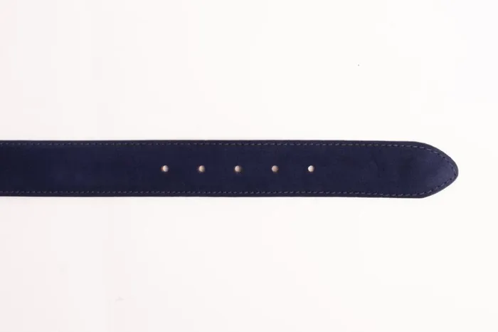 Vinci Leather Leather Belts The Bari Navy Suede Leather Belt 8211 Men