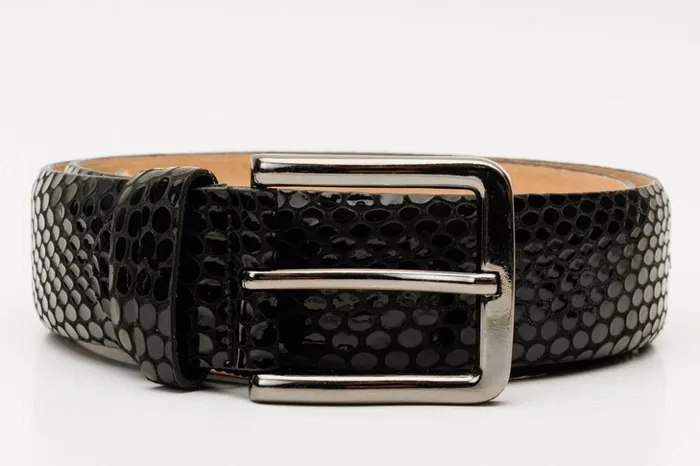 Vinci Leather Leather Belts The King Black Leather Belt 8211 Men