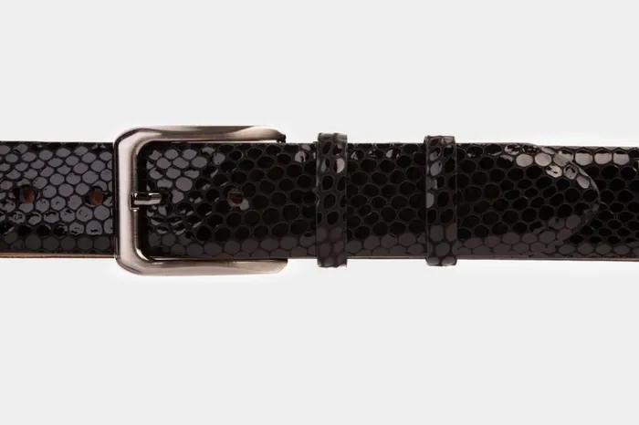 Vinci Leather Leather Belts The King Black Leather Belt 8211 Men