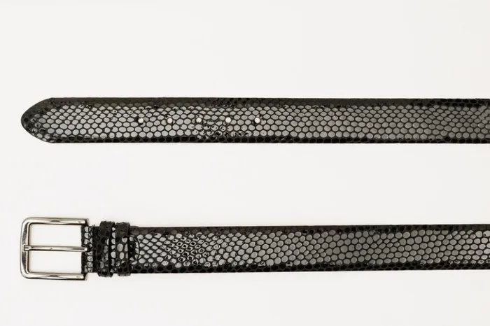Vinci Leather Leather Belts The King Black Leather Belt 8211 Men