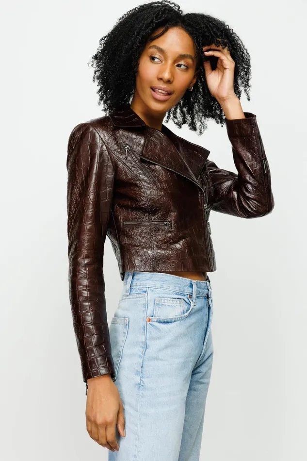 Vinci Leather Leather Jackets The Gramola Brown Leather Jacket 8211 Women