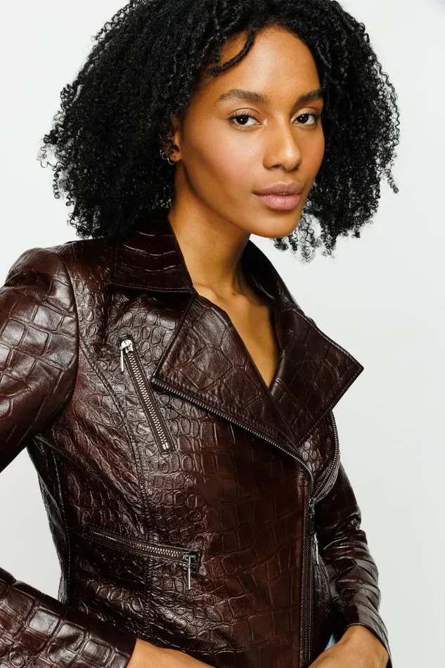 Vinci Leather Leather Jackets The Gramola Brown Leather Jacket 8211 Women