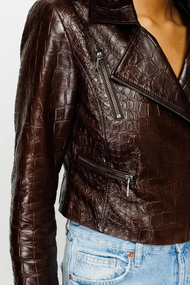Vinci Leather Leather Jackets The Gramola Brown Leather Jacket 8211 Women