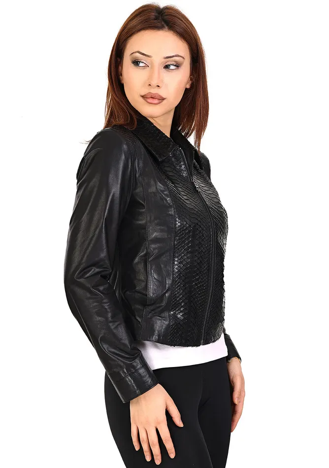 Vinci Leather Leather Jackets The Proctor Pyhtn Black Leather Jacket 8211 Women
