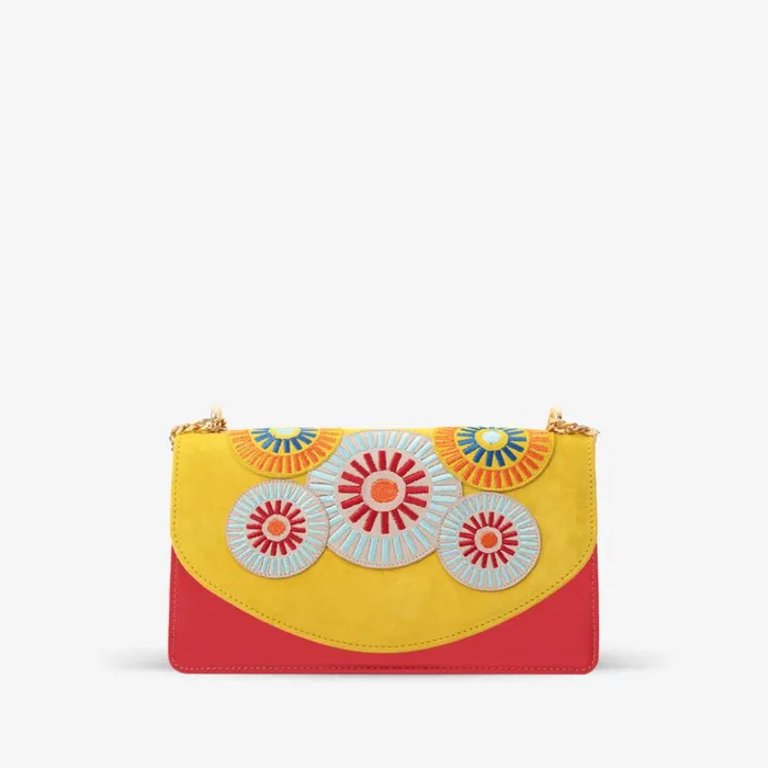 Vinci Leather Sandals The Parama Yellow Leather Handbag 8211 Women