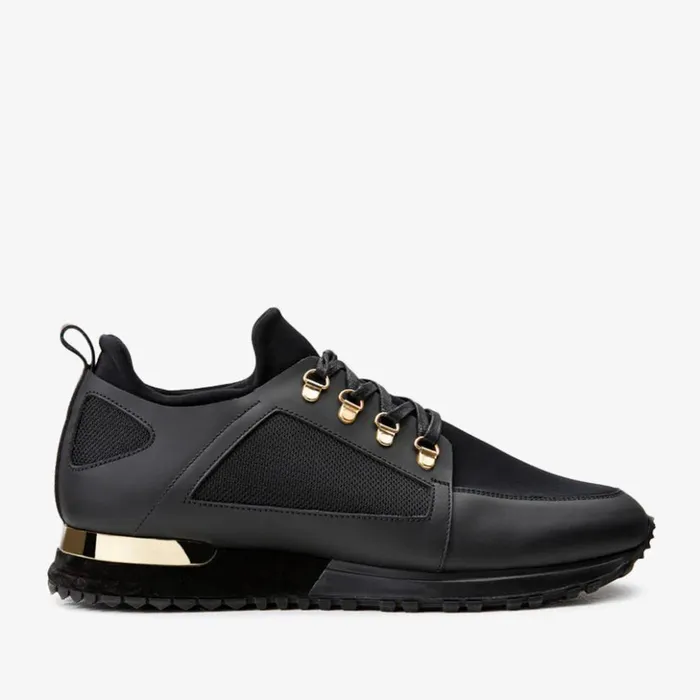 Vinci Leather Sneakers The Emir Black Leather Sneaker 8211 Men
