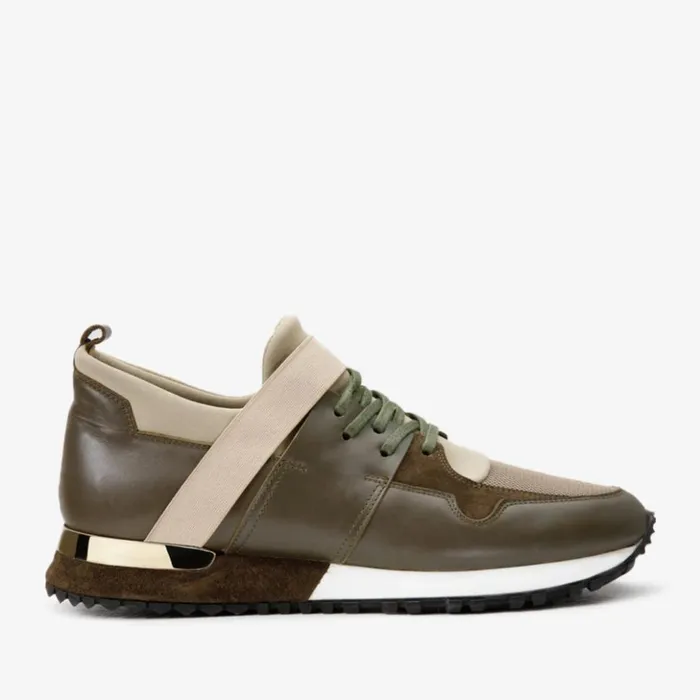 Vinci Leather Sneakers The Reno Green Leather Sneaker 8211 Men