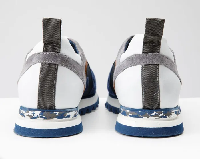 Vinci Leather Sneakers The Tyler Blue Leather Sneaker 8211 Men