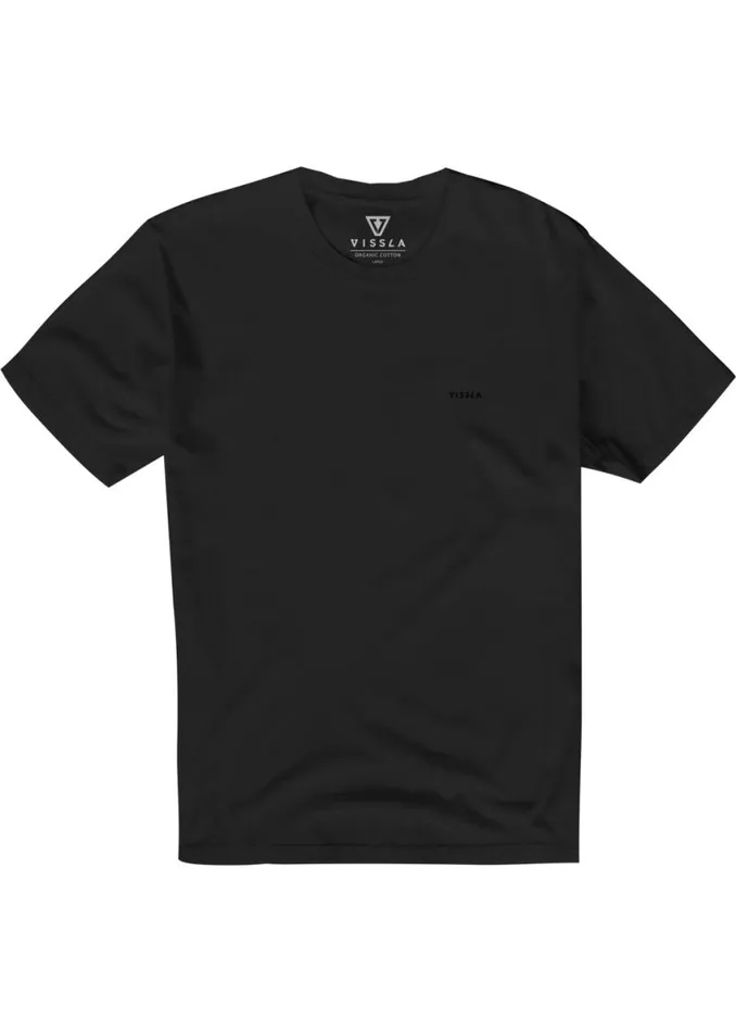 Vintage Vissla Premium Tee Black Men Vissla Tees