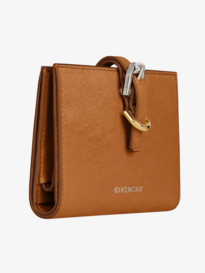 Voyou Wallet In Leather Soft Tan Women Givenchy Wallets and Card Holders