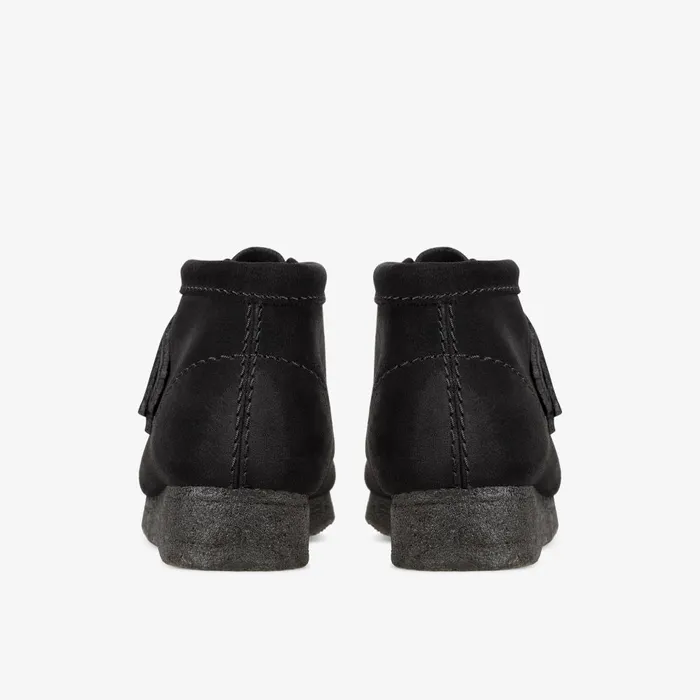 Wallabee Boot Black Suede Women Clarks Boots and Booties
