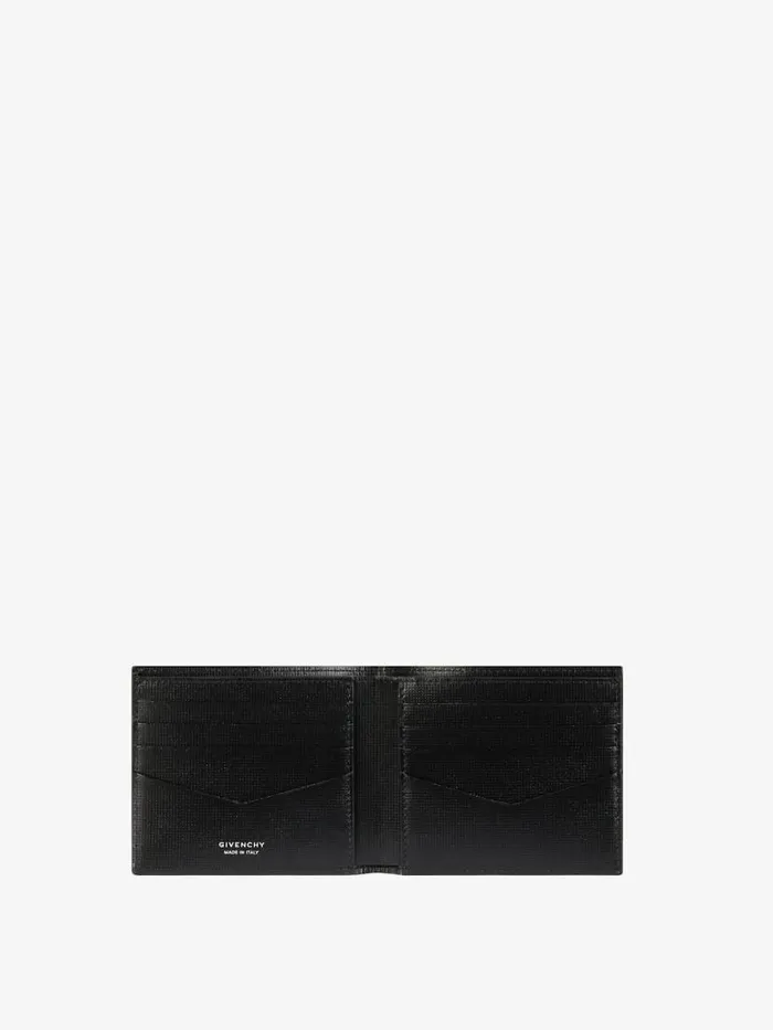 Wallet In Classic 4g Leather Black Men Givenchy Wallets and Card Holders
