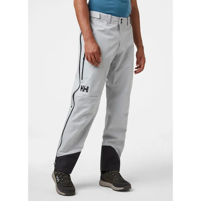 Waterproof Pants Men Helly Hansen ODIN 9 WORLDS INFINITY SHELL PANT 853 Grey Fog