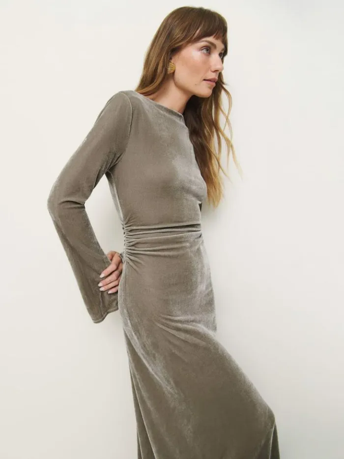 Weddings The Reformation Donya Dress Taupe