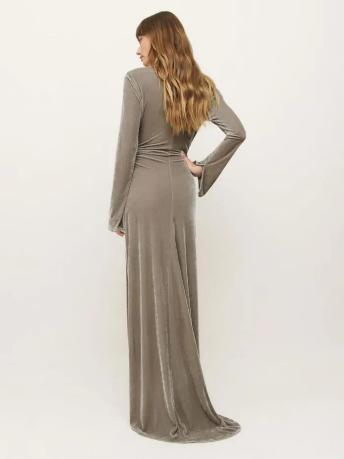 Weddings The Reformation Donya Dress Taupe