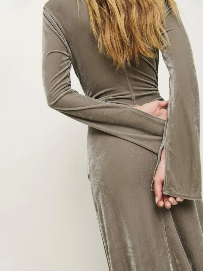 Weddings The Reformation Donya Dress Taupe