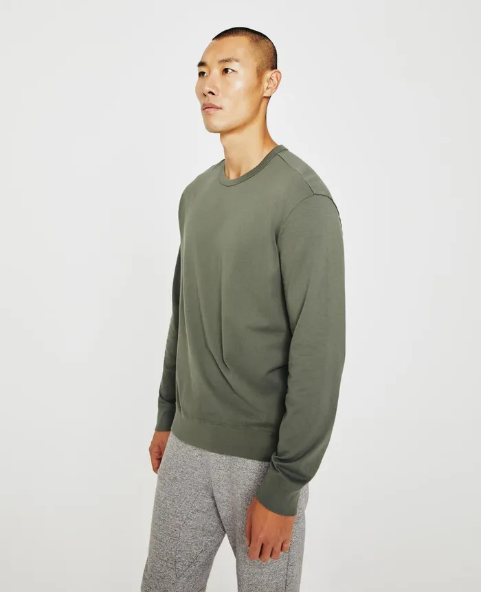 Wesley Pullover Hunter Sage Men AG Jeans Sweatshirts