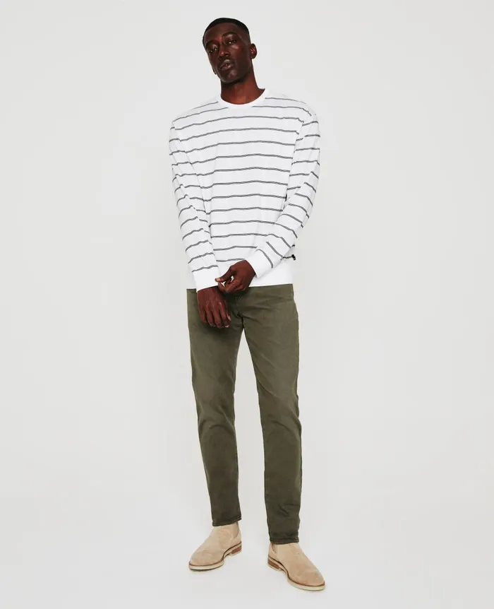 Wesley Pullover True Whitetrue Black Men AG Jeans Tees