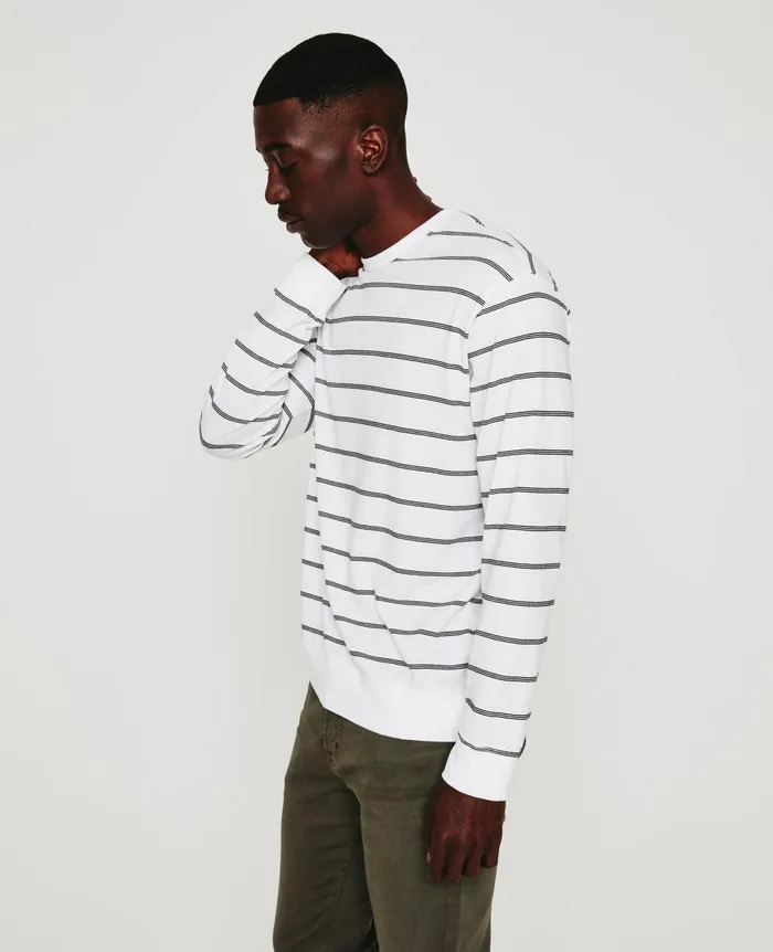 Wesley Pullover True Whitetrue Black Men AG Jeans Tees