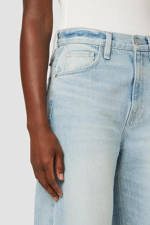 Wide Leg Women Hudson Jeans James HighRise Wide Leg Barefoot Jean Iris