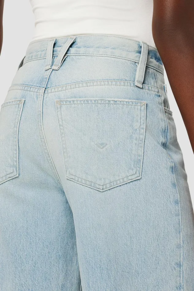 Wide Leg Women Hudson Jeans James HighRise Wide Leg Barefoot Jean Iris