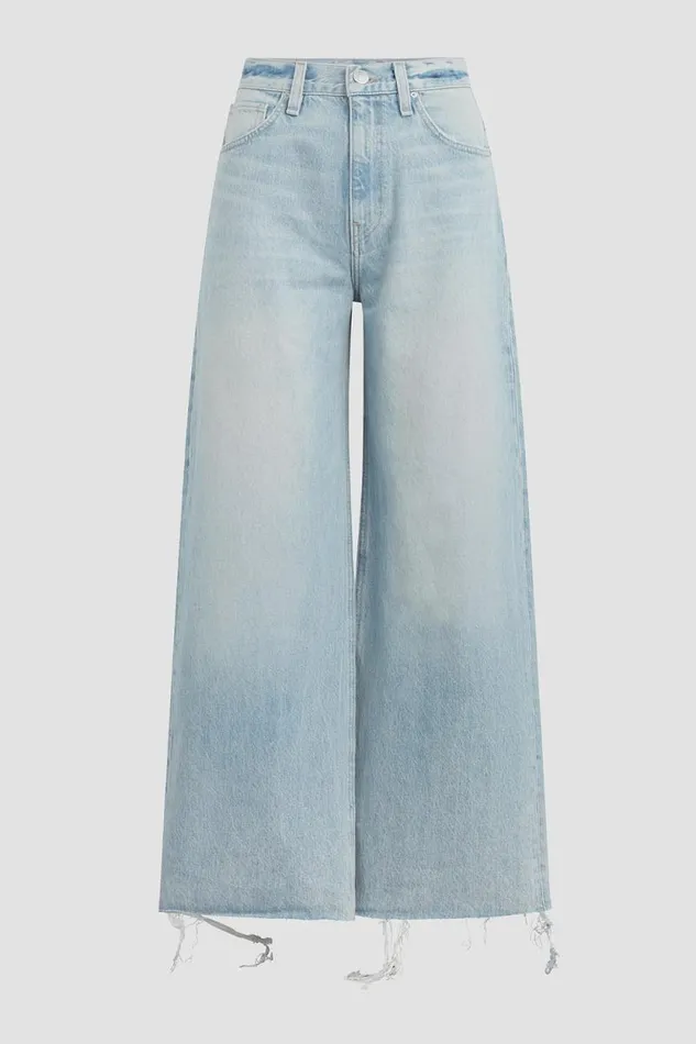Wide Leg Women Hudson Jeans James HighRise Wide Leg Barefoot Jean Iris