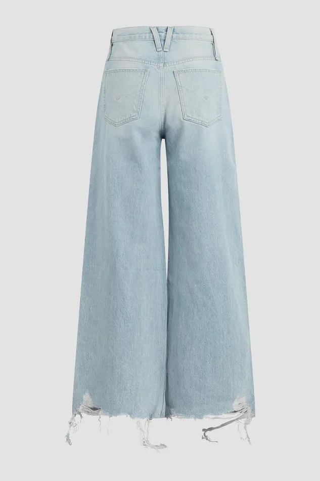 Wide Leg Women Hudson Jeans James HighRise Wide Leg Barefoot Jean Iris