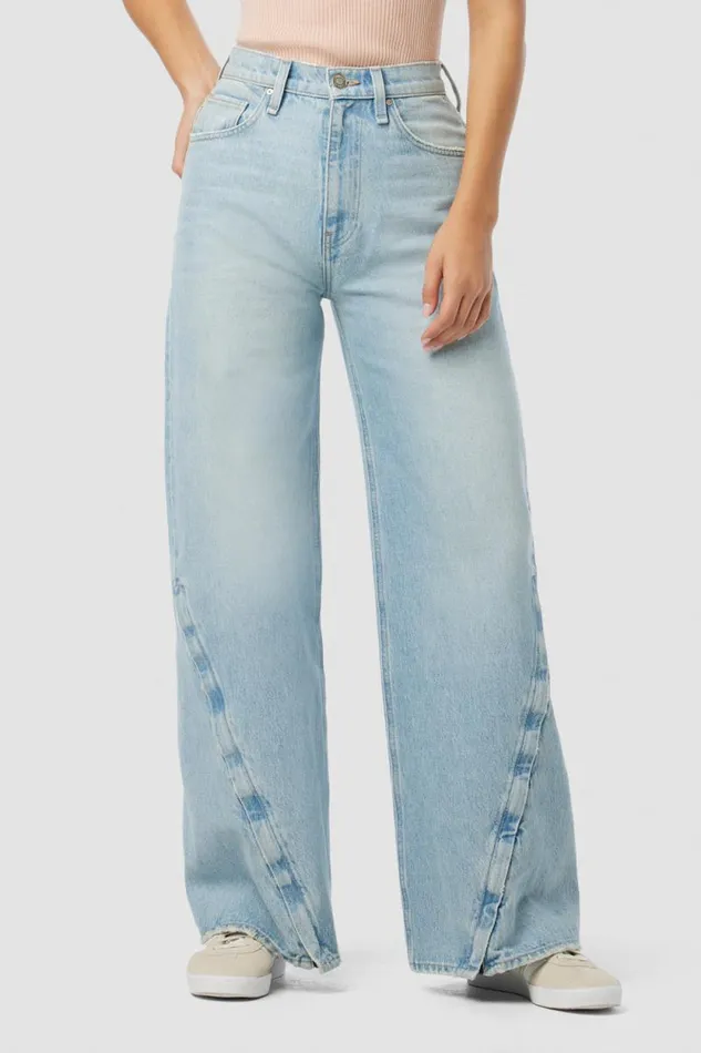 Wide Leg Women Hudson Jeans James HighRise Wide Leg Jean Morningside