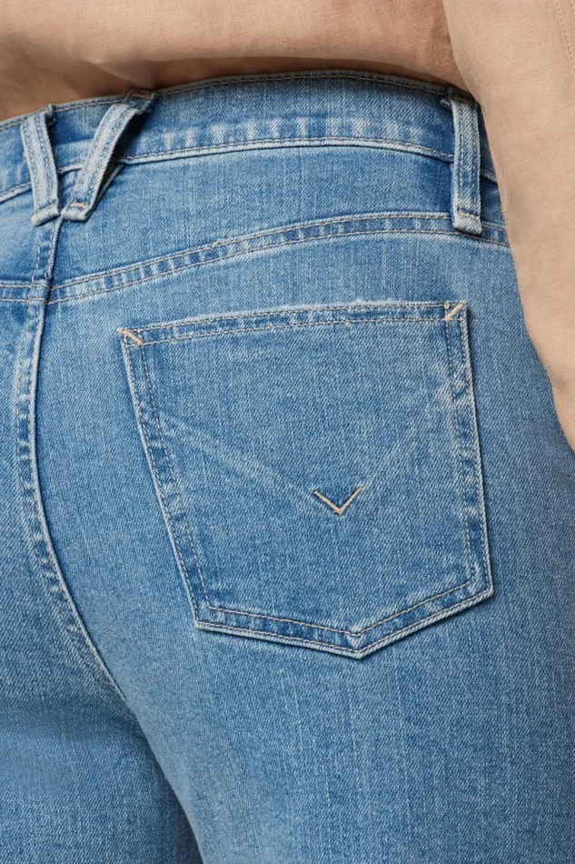 Wide Leg Women Hudson Jeans Jodie HighRise Wide Leg Crop Jean West Lake
