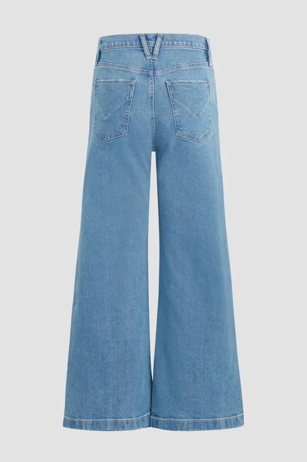Wide Leg Women Hudson Jeans Jodie HighRise Wide Leg Crop Jean West Lake