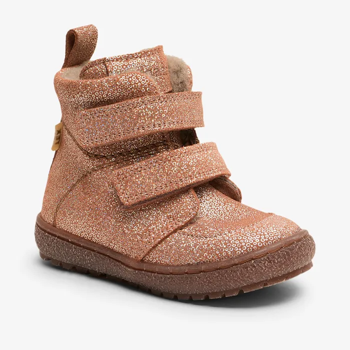 Winter boots bisgaardshoes KIDS storm tex sparkly rose Rose