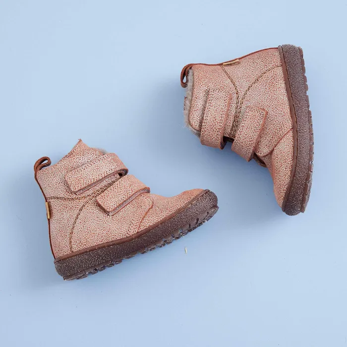 Winter boots bisgaardshoes KIDS storm tex sparkly rose Rose