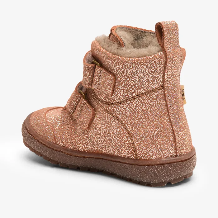 Winter boots bisgaardshoes KIDS storm tex sparkly rose Rose