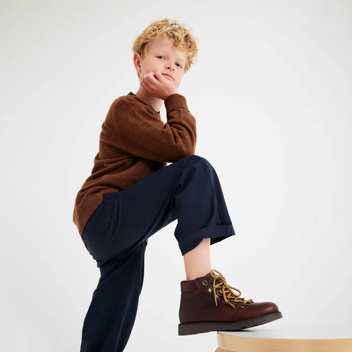 Winter boots kyle tex oak Brown bisgaardshoes KIDS