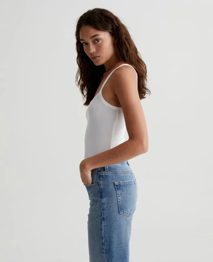 Wittney Tank Exwhite Women AG Jeans Tees and Tanks