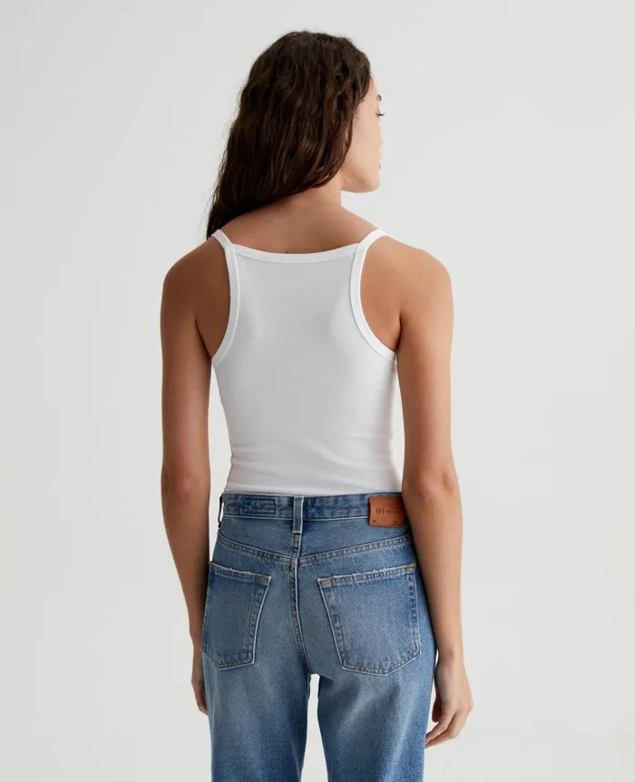 Wittney Tank Exwhite Women AG Jeans Tees and Tanks