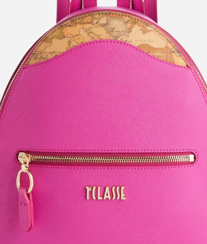Woman Backpacks Bucket and Belt Bags Alviero Martini Digital City Backpack Magenta