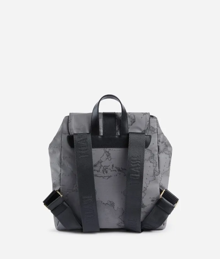Woman Backpacks Bucket and Belt Bags Alviero Martini Social Soft Backpack Dark Grey