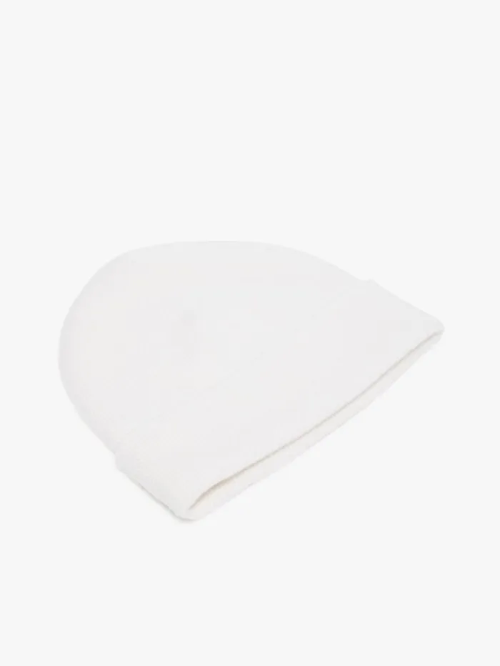 Woman Cashmere Cap Optical White Maxmara Hats