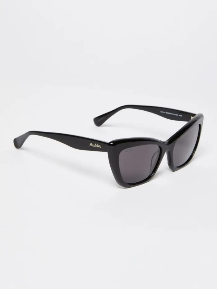 Woman Cateye Sunglasses Black Maxmara Eyewear