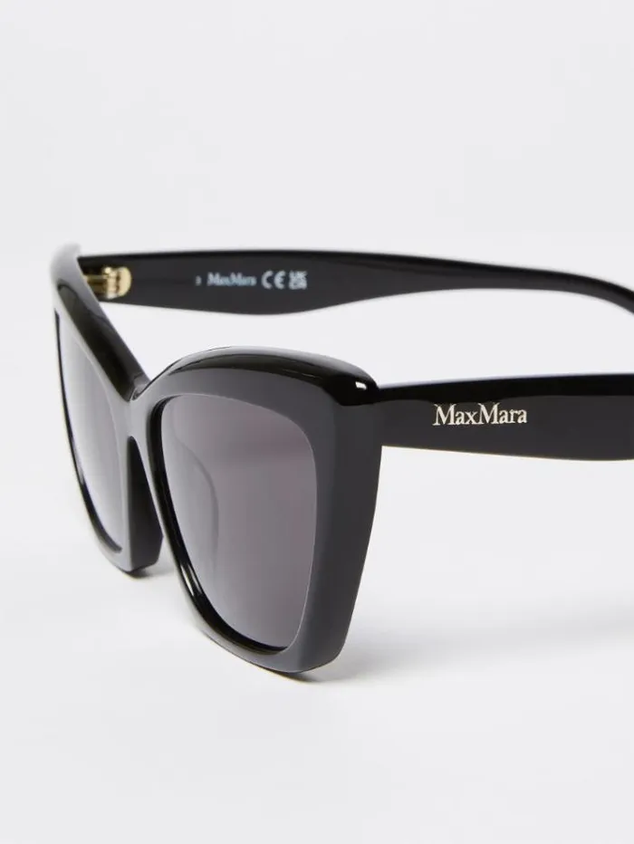 Woman Cateye Sunglasses Black Maxmara Eyewear Woman Cateye Sunglasses Black Maxmara Eyewear