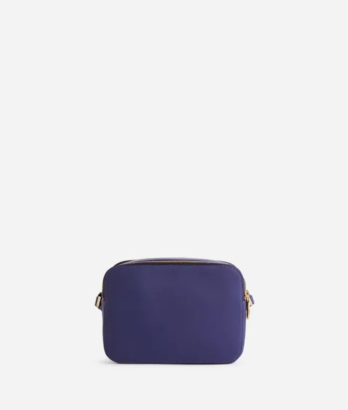 Woman Crossbody Bags Alviero Martini Journey Geo Small TwoZip Reporter Crossbody Bag Indigo
